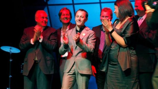 GROHE designers at the "red dot award: product design 2011" ceremony GROHE designers at the "red dot award: product design 2011" ceremony