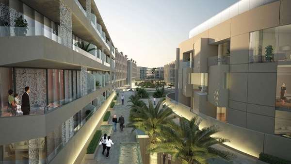 Garden view rendering-Mirdif Hills