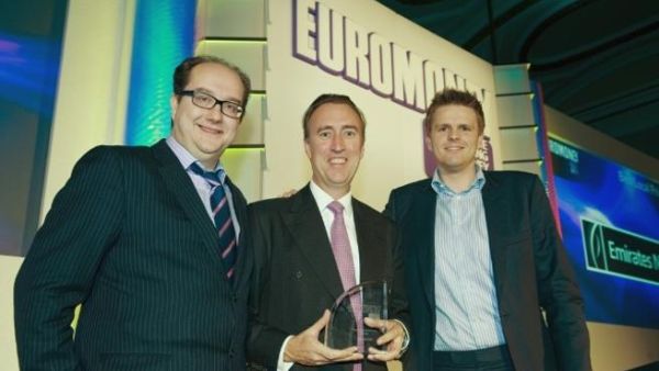 Gary Dugan, CIO and Acting GM Private Banking, Emirates NBD receives the Euromoney award Gary Dugan, CIO and Acting GM Private Banking, Emirates NBD receives the Euromoney award