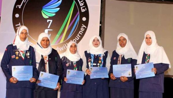 Girl guides appreciated by Nawras