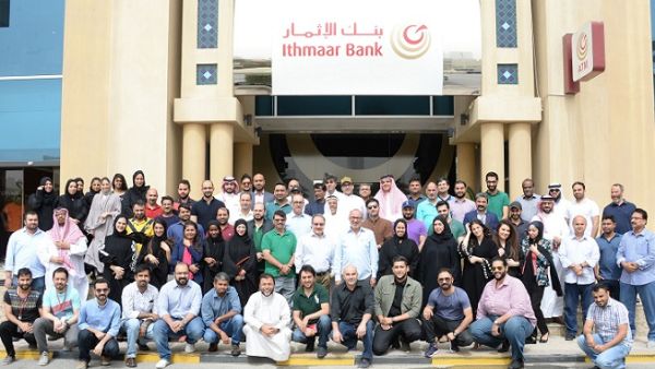 Ithmaar Bank employees during the event.