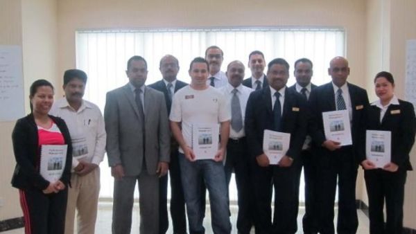 The participants in the training The participants in the training