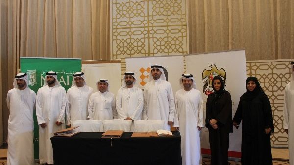 During the signing ceremony During the signing ceremony