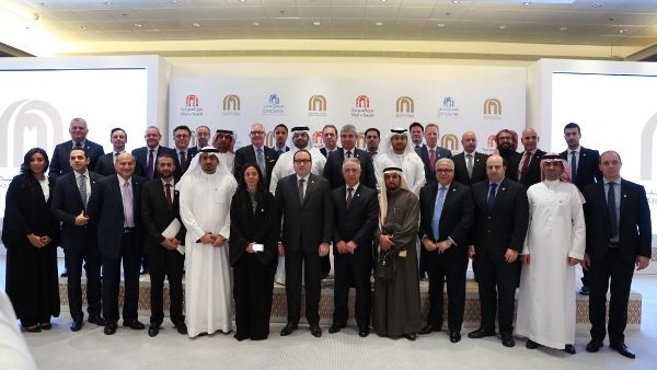 Majid Al Futtaim team after press conference