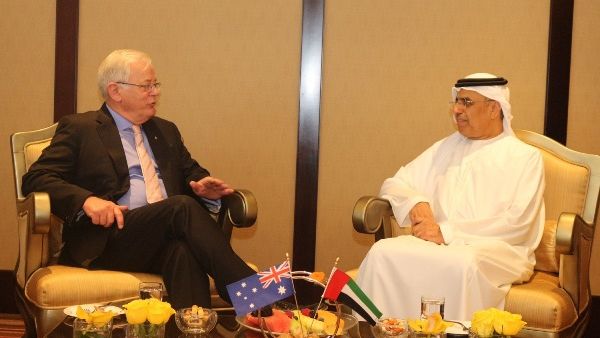 HE Obaid Humaid Al Tayer and the Australian Minister of Trade and Investment