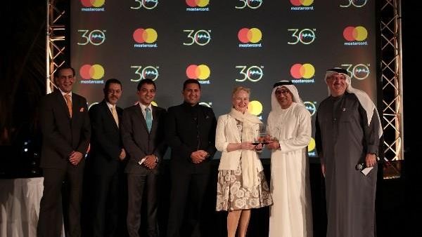 Waleed Al-Wohaib, CEO of ITFC; Razi Fakih, Deputy CEO of HSBC; Mohanna Sobieh, GM Treasury of ITFC; Ayub Khan, AGM Operations; Hussain Shamzani, Director of Financial Institutional Group of HSBC; and Ian Rogers, Head of Trade Sales Middle East and North Africa 
