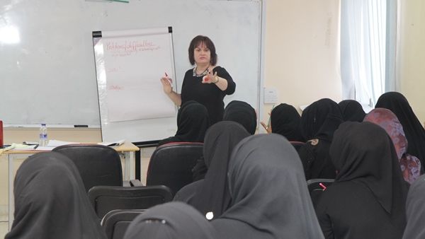 During the training