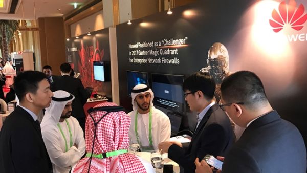 Huawei’s Booth at the RSA Conference 2017 Abu Dhabi