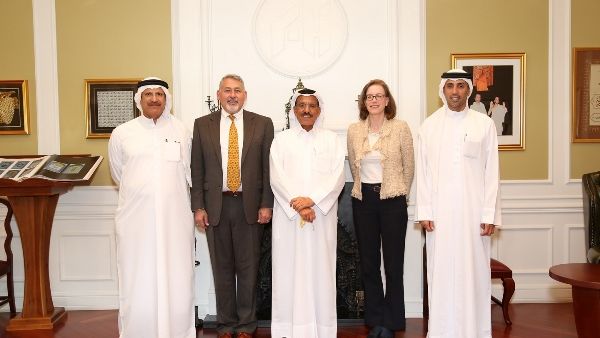 Sultan Al Habtoor; HE Paul Malik; Khalaf Al Habtoor; Judith Baker; Mohammed Al Habtoor