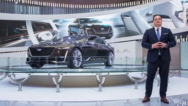 The Escala car formed the centerpiece of the Cadillac stand at Dubai Motor Show. (Pictured here: Christian Soemmer, Managing Director, Cadillac ME) The Escala car formed the centerpiece of the Cadillac stand at Dubai Motor Show. (Pictured here: Christian Soemmer, Managing Director, Cadillac ME)