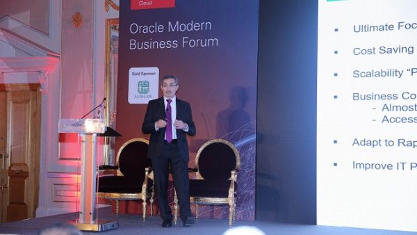 During the forum of Mr. Yasser Oudeh, General Manager of Integrated Business Solution at Al Falak Co.