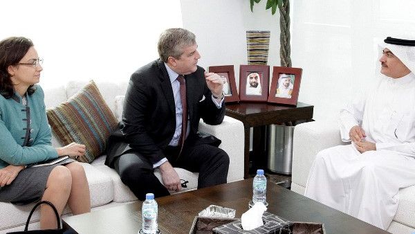 During the visit