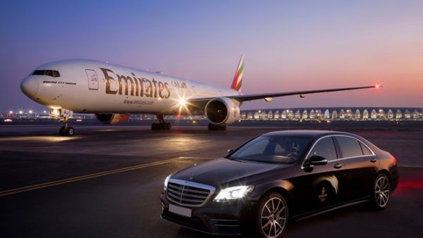 From December 1, passengers flying in the new First Class cabins can make use of new S‑Class models for transfers to and from Dubai airport.