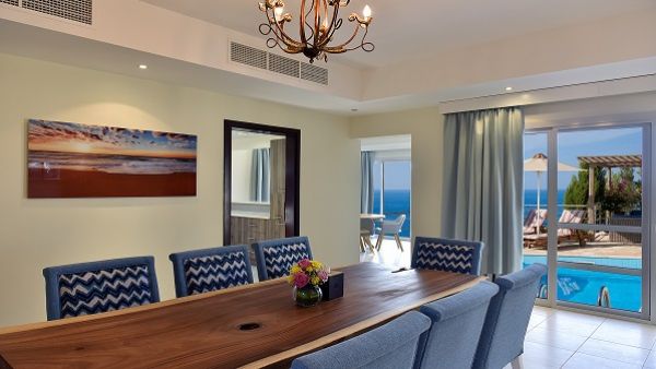 JRAK Villas - Dining area with a view. JRAK Villas - Dining area with a view.