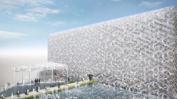 The pavilion is themed as ‘The Crosspoint for the Future’. (MEConstruction)