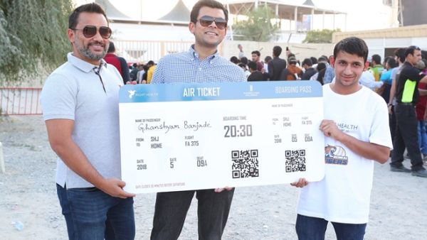 The 120 workers were selected through a lucky draw held at a series of health prevention awareness workshops spread over two weeks.