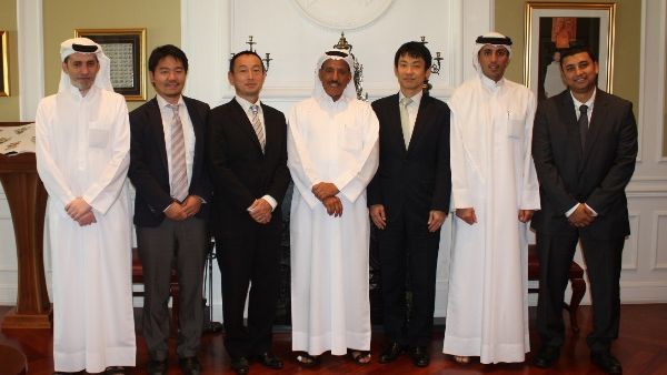 Khalaf Ahmad Al Habtoor with Mitsubishi Heavy Industries delegation