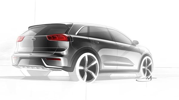 Kia Niro Production Model Rendering Kia Niro Production Model Rendering