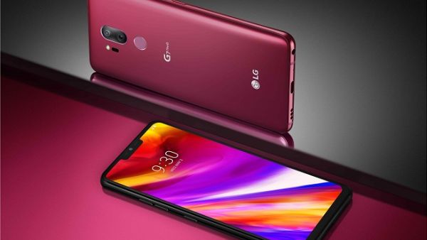 هاتف LG G7 ThinQ، الذي يركز على الذكاء الاصطناعي. هاتف LG G7 ThinQ، الذي يركز على الذكاء الاصطناعي.