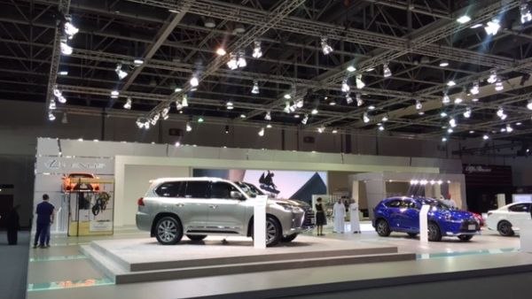 Lexus stand at Dubai International Motor Show Lexus stand at Dubai International Motor Show