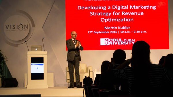 MODUL University Dubai conducting a Masterclass at The Hotel Show 2016 MODUL University Dubai conducting a Masterclass at The Hotel Show 2016