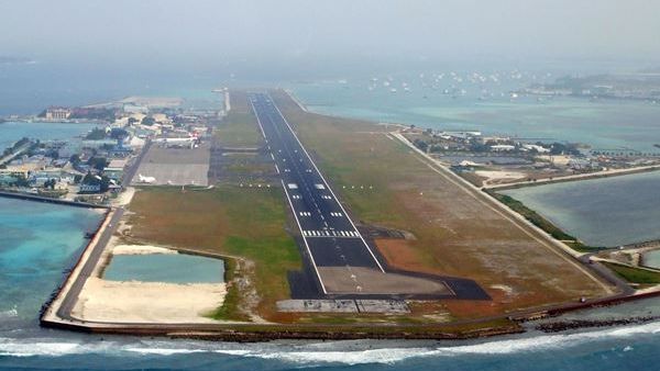 Velana International Airport in Malé. Velana International Airport in Malé.