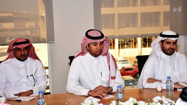 The Saudi delegation 
