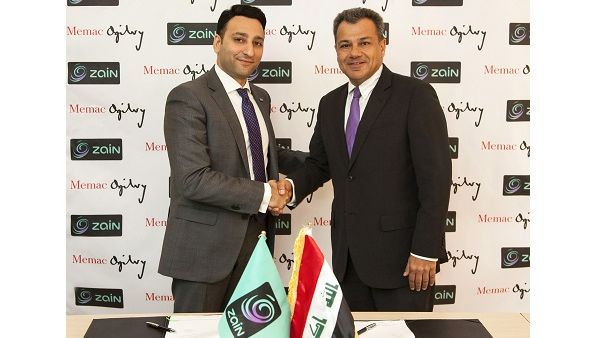 Mr. Ali Al-Zahid CEO of Zain Iraq qith Naji Bolous MD of Memac Ogilvy Beirut Mr. Ali Al-Zahid CEO of Zain Iraq qith Naji Bolous MD of Memac Ogilvy Beirut