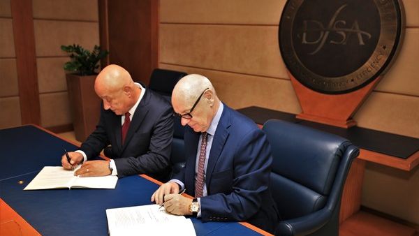 Mr Ian Johnston, Chief Executive of the DFSA, and Mr Sami Saliba, Executive Board Member of the CMA