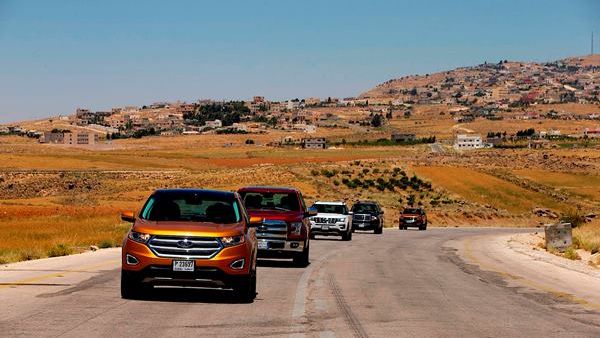 Ford recreates historic march to Aqaba with global truck and SUV lineup  