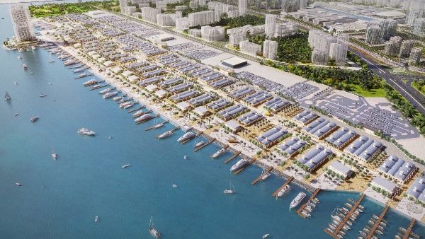 Nakheel Deira Islands Night Market marina