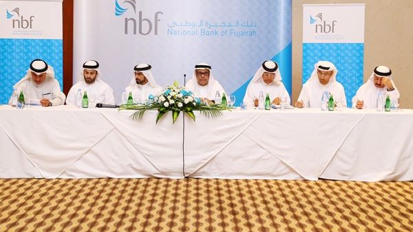 National Bank of Fujairah Board Members at the 2016 Annual General Meeting