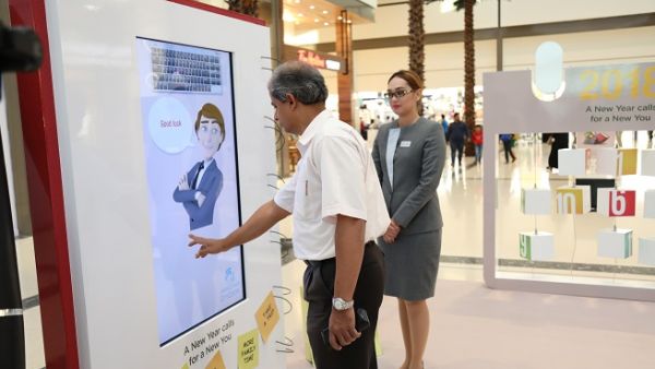 Customers can redeem their receipts for an e-coupon at the customer service desk and record their resolution in the automated booth at the malls.