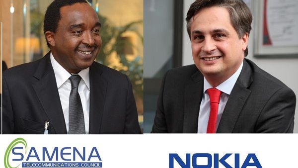 Bocar A. BA, Chief Executive Officer of SAMENA  , Bernard Najm, head of the Middle East Market Unit at Nokia