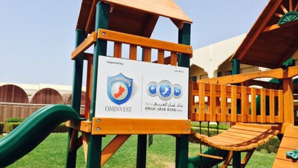 Oman Arab Bank and Ominvest social investments reach Royal Hospital with new playground