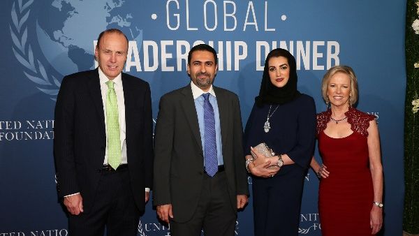 Peter Yeo Vice President, Public Policy & Advocacy, UN Foundation, Rashed Al Ansari General Manager of Al Ansari Exchange & his spouse, and Kathy Calvin, President and CEO UN Foundation Peter Yeo Vice President, Public Policy & Advocacy, UN Foundation, Rashed Al Ansari General Manager of Al Ansari Exchange & his spouse, and Kathy Calvin, President and CEO UN Foundation