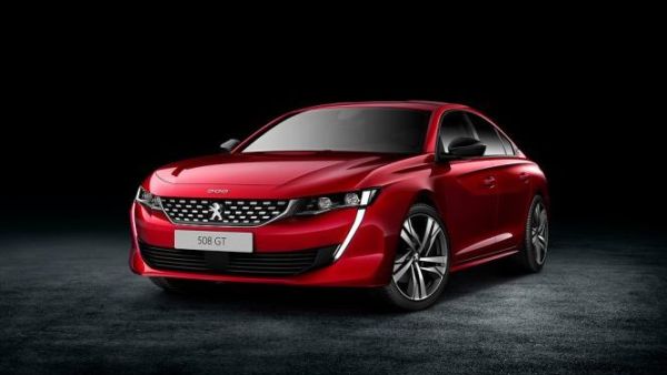 The new Peugeot sedan 508.