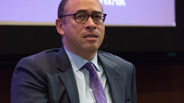 Jonathan Holloway, Northwestern University provost, discussed the University's mission and vision in a Town Hall session at NU-Q.