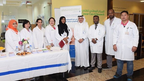 فريق رعاية مرضى الليمفوديما بالمركز الوطني لعلاج وأبحاث السرطان. فريق رعاية مرضى الليمفوديما بالمركز الوطني لعلاج وأبحاث السرطان.