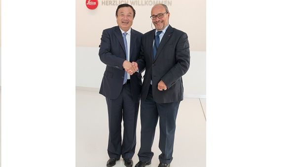 Ren Zhengfei CEO of HUAWEI and Markus Limberger, Chief Operating Officer 