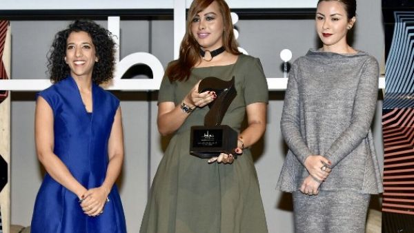 Senior Officer Publish Relations Hessa Al-Najadah with Al-Shaikha Al-Zain Al-Sabah & Nuqat Founder Hessa Al-Humadhi
