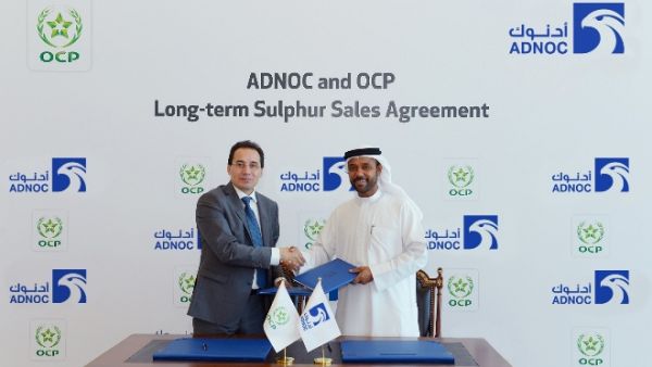 Under the agreement, ADNOC, one of the world’s largest exporters of sulphur, will steadily supply OCP, the largest worldwide sulphur importer, until 2025.