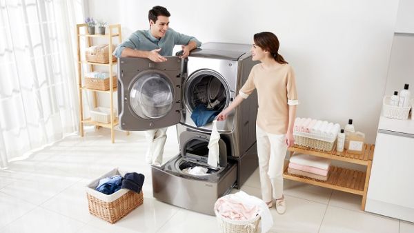One such innovative solution from LG is the TWINWashTM washing machine which enables home owners to do double the load of laundry in half the time.