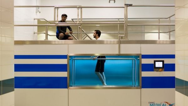 The complex houses seven indoor heated hydrotherapy pools, each with the highest water quality standards, and 11 rehabilitation gyms. 