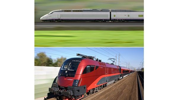 Two of the railway services offered RJ passengers