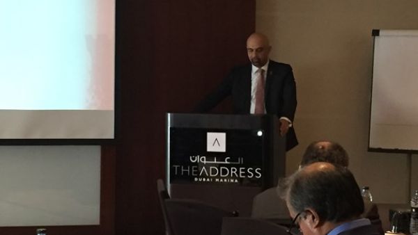 Yasser Zeineldin, eHosting DataFort addressing the audience