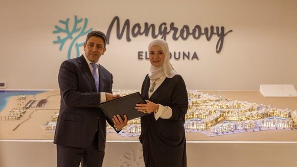 Carlos Khneisser, vice president, development, Hilton MENA&T , Mona El Sewedy, Chairman, Mangroovy For Real Estate & Tourism Investment