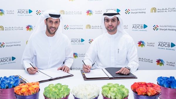Amr Al Menhali, Executive Vice President and Head of ADCB Islamic Banking and Bader Al Hareb, Chief Property Officer at Majid Al Futtaim Properties Communities Business Unit