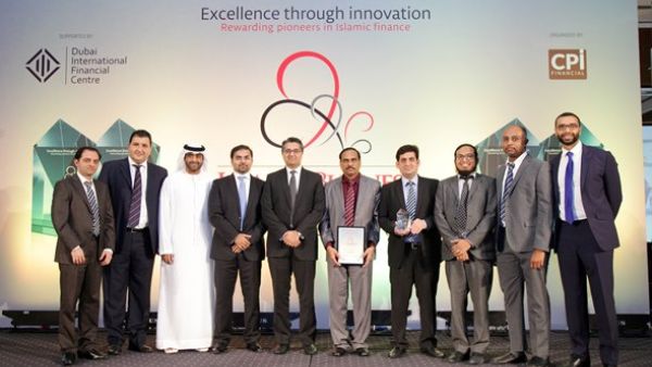 Representatives from NBF receive the award for Best New Islamic Window 