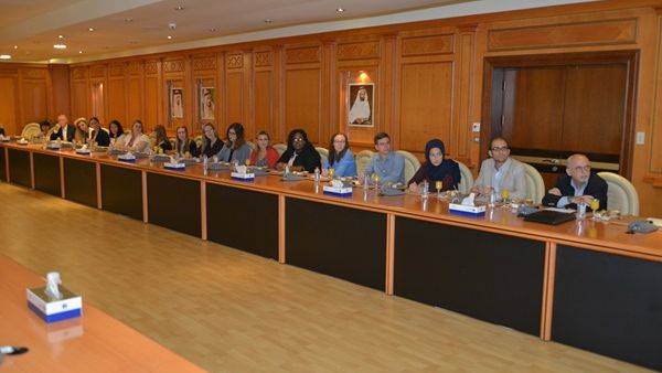 During the visit of the U.S academic delegation to Dubai Custom